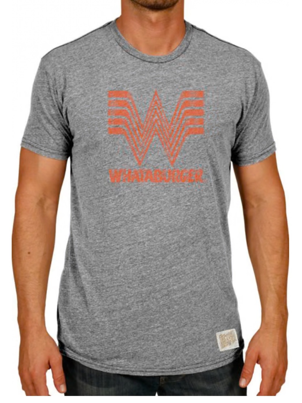Original Retro Brand Whataburger Grey Whataburger Short Sleeve Fashion T Shirt